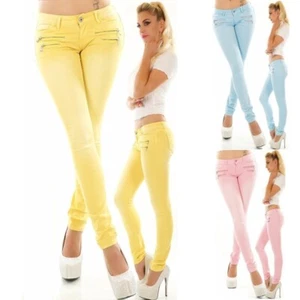 Women's Skinny Slim low rise Jeans stretch denim Pants UK 4- 14 - Picture 1 of 71