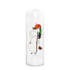 15 x 7 cm Kerze Einhorn Junge - Geschenk Einhorn Deko Geburtstagskerze Pegasus
