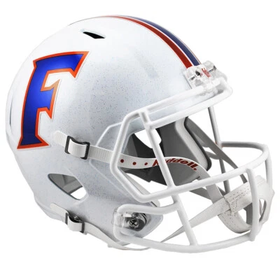 Florida Gators Chrome Decal White Speed Full Size Replica Football Helmet - Image 1 of 4