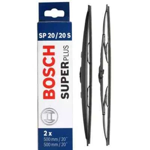 2x Wiper Blades (Pair) SP20/20S 3397001767 Bosch Super Plus 500/500mm 20/20 inch - Picture 1 of 3