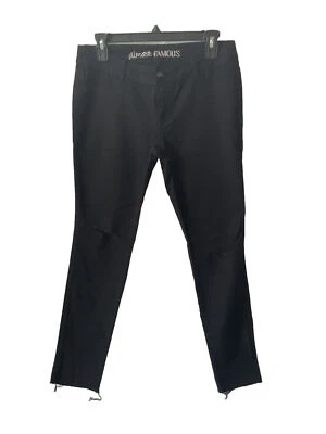 Pantalones de mezclilla desgastados negros elásticos Almost Famous para mujer - talla 9 Foto 1 de 4