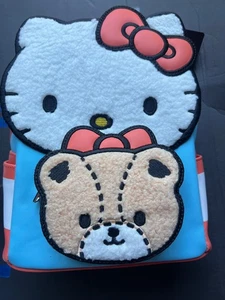 Mini Mochila Funko Loungefly Hello Kitty Sanrio Chum Sherpa Excl Nueva Con Etiquetas - Imagen 1 de 9