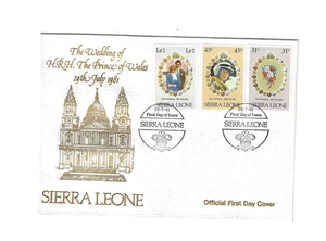Sierra Leone 1981 FDC Hochzeit Charles & Diana - Bild 1 von 1