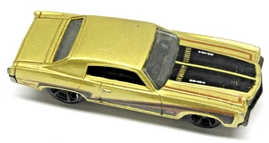 Hot Wheels 1970 Chevy Monte Carlo SS 454 Gold Muscle Car Mattel (2011) Diecast - Picture 1 of 5