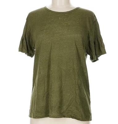 Camiseta para mujer J Crew, lino, mediana  Foto 1 de 4