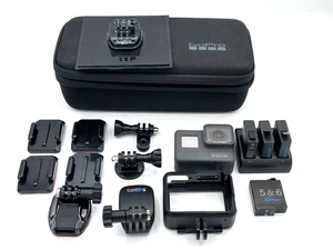 GoPro Hero 6 Camera Batteries Accesories & Case Included No Memory Card Action - Picture 1 of 11