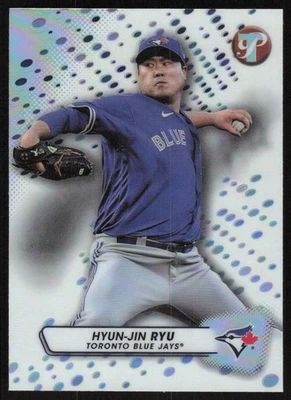 2023 Topps Pristine Refractor #30 Hyun-Jin Ryu Toronto Blue Jays - Image 1 of 2