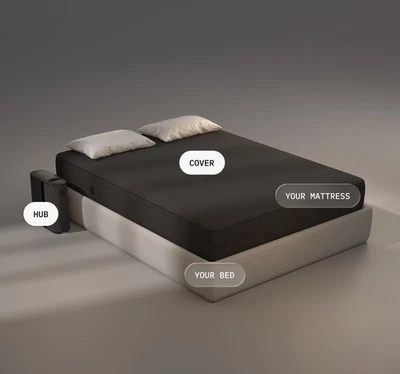 Eight Sleep POD 5 núcleos buje tamaño king + cubierta modelo más nuevo *totalmente nuevo* Foto 1 de 4