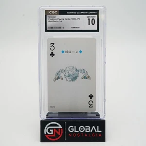 Graveler 1999 Pokemon japonés cartas baraja dorada #075 POP 4 CGC 10 - Imagen 1 de 2