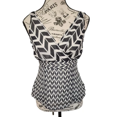 JONES WEAR gray blouse- size 8 - Image 1 of 4