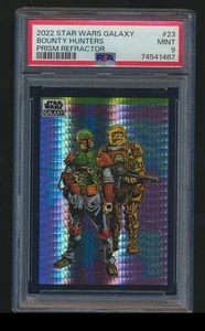 Topps 2022 cromo Star Wars Galaxy Prism/75 PSA 9 #23 Bounty Hunters - Imagen 1 de 1