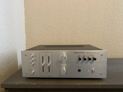 SCOTT A 407 Stereo Amplifier Tout Marche Bon État  - Photo 1/4