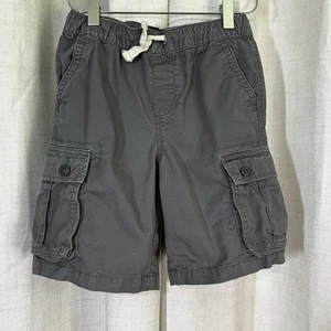 Lucky Brand Kids Boys Girls Big Cargo Shorts Pull On Draw String Grey Size 7 - Picture 1 of 10