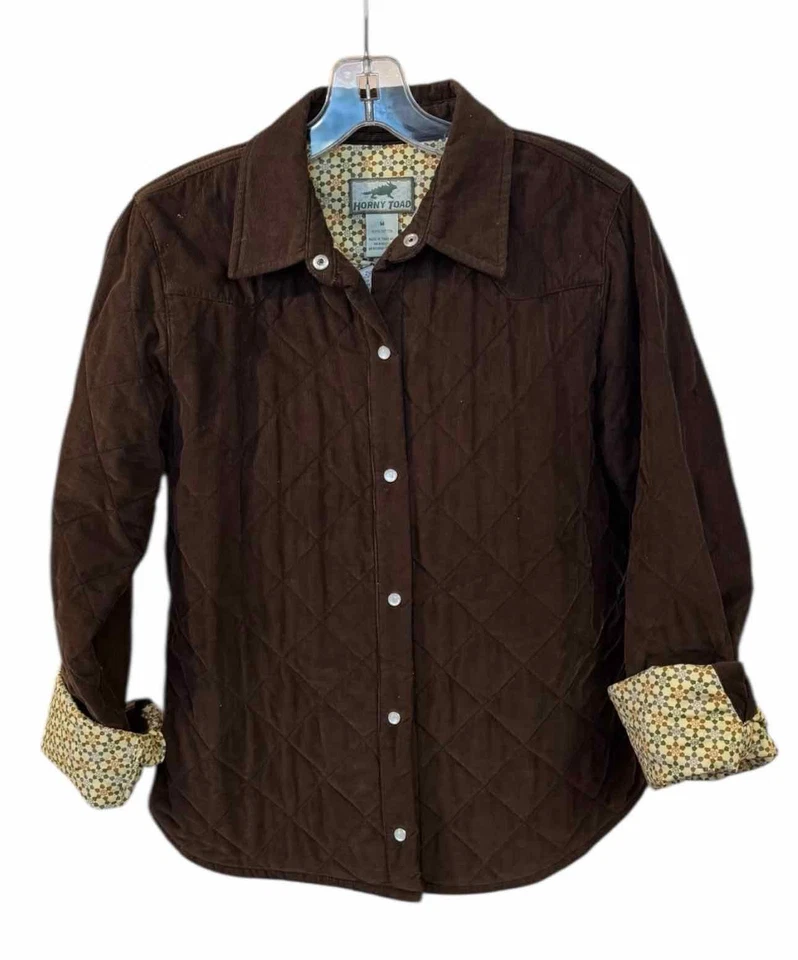 Chaqueta Horny Toad Talla Mediana Marrón Usada - Damas Foto 1 de 1