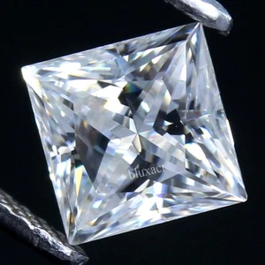 Natural 2.50 Ct Certified DE Color VVS1 Excellent Cut 8.00 MM Princess Diamond - Picture 1 of 6
