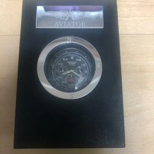 Men's Watch Aviator AVW7770G59 All Stainless Steel 10 ATM Water Resistant - Picture 1 of 5