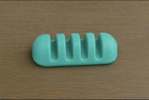 3 Pack Cable Holders, Color - Turquoise - Afbeelding 1 van 1