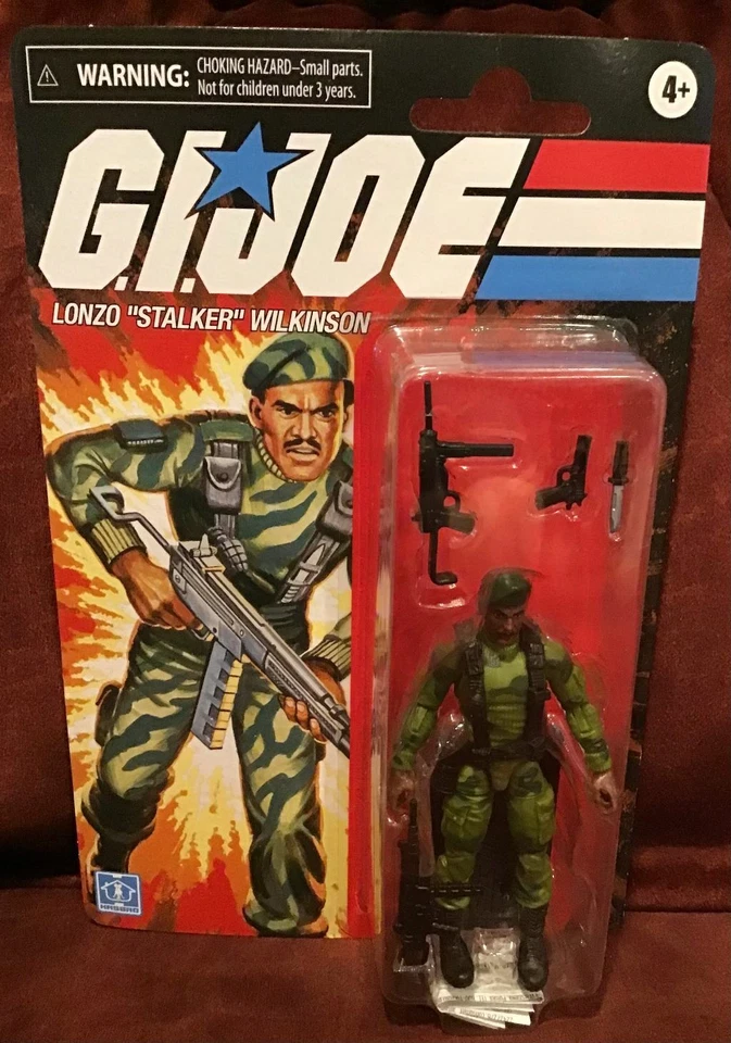 2021 GI Joe Retro Lonzo STALKER Wilkinson Walmart 3.75" Hasbro