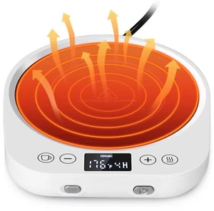 Candle Mug Warmer Electricauto On/off Gravityinduction Coffee Mug Warmer With 9 - Picture 1 of 7