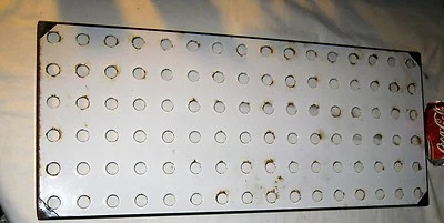 ANTIQUE USA KITCHEN ENAMEL PORCELAIN SINK STRAINER COVER TRAY SHELF HOLDER SIGN - Image 1 of 4