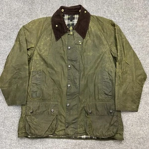 CHAQUETA HOMBRE BARBOUR CLASSIC CERA BEAUFORT VERDE TALLA 44 VINTAGE - Imagen 1 de 13