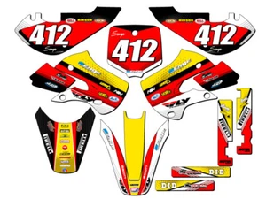 Kit de Gráficos All Years RM 65 RICOCHET Amarillo Senge Compatible con Suzuki - Imagen 1 de 10