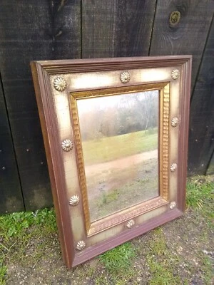 miroir cadre en bois - Photo 1/4