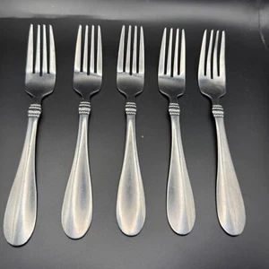 Oneida Avondale II 5 Piece Dinner Fork Silverware Set Replacements - Picture 1 of 8