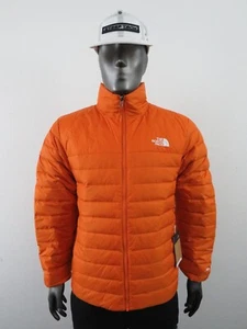 Mens The North Face Minoqua Flare II 2 Insulated 550-Down FZ Puffer Jacket Rust - Picture 1 of 17