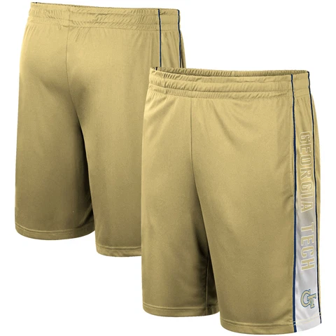 Men's Colosseum Gold Georgia Tech Yellow Jackets Lazarus Shorts Cover