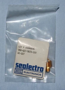 Conector de mampara 50 piezas Cannon Sealectro 50-627-9875-310 RG316 SMA 50 Ω CC a 18 GHz. - Imagen 1 de 5