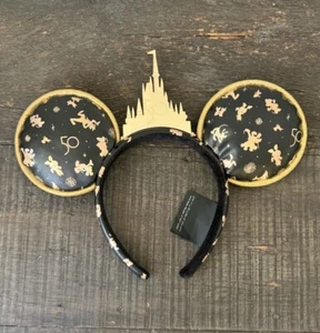 Disney Walt Disney World 50th Anniversary Grand Finale Ear Headband - Picture 1 of 18