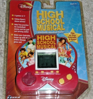 Juego de viaje electrónico portátil Zizzle Disney High School Musical 2008 nuevo Foto 1 de 4