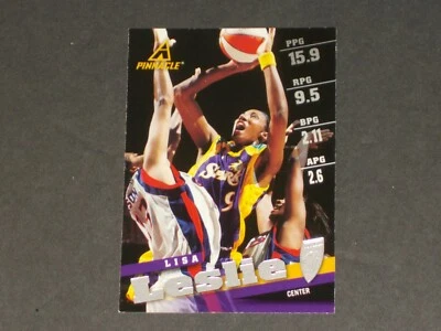 Pinnacle WNBA 1998, Lisa Leslie #2, ¡¡hermosa tarjeta!!! Foto 1 de 2