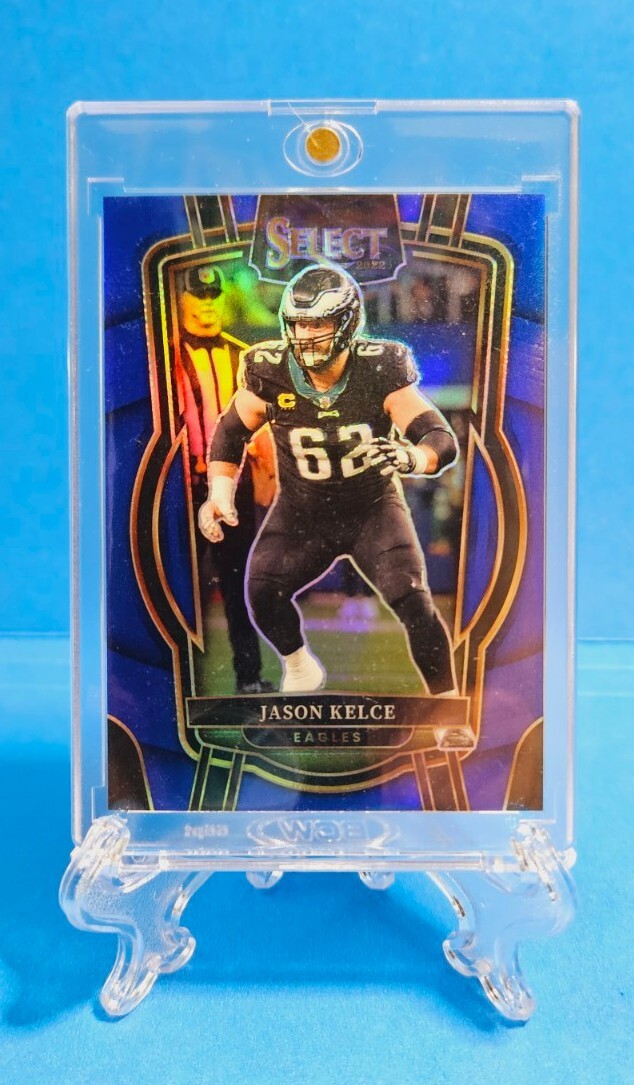 2022 Panini Select Jason Kelce Blue Club Level /99 #220