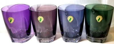 Juego de 4 vasos Waterford W Collection colores surtidos # 40029457 en caja con etiquetas Foto 1 de 4