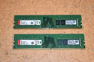 Kingston 32GB(2x16GB) KCP424ND8/16 DDR4-2400/19200 Desktop Memory RAM - Picture 1 of 10
