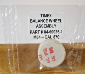 TIMEX M84 Watch Part #84-60026-1 WHEEL BALANCE ASSEMBLY CAL 870 Replacement - Picture 1 of 3