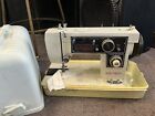 Vintage Dressmaker S3000 Sewing Machine Zig-Zag W/Case, Read No Pedal