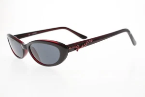 VTG GUESS GU6132 BLKRD-3 Black Red Cat Eye Sunglasses 49/18-140 mm - Picture 1 of 10
