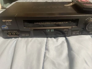 VINTAGE SHARP VHS PLAYER/RECORDER VC-H984U W/ORIGINAL REMOTE TESTED WORKS GREAT - Picture 1 of 7