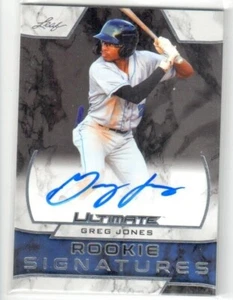 Leaf Ultimate 2019 Greg Jones Rookie Signatures ¡Auto! - Imagen 1 de 1