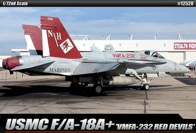 1:72 Academy Usmc F/A-18 + Vmfa-232 Red Devils Kit ACD12520 Modellino - Immagine 1 di 2