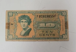 U.S. Military Payment Certificate 10 Cents Series 541 - Picture 1 of 2