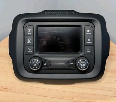 2015-2017 吉普 RENEGADE 5 英寸触摸收音机显示接收器卫星原始设备制造商 15 16 17 — 第 1/4 张图片