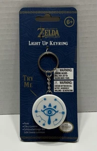 NINTENDO Legend of Zelda Shiekah Eye Keyring Light-Up Keychain - Brand NEW Works - Picture 1 of 3