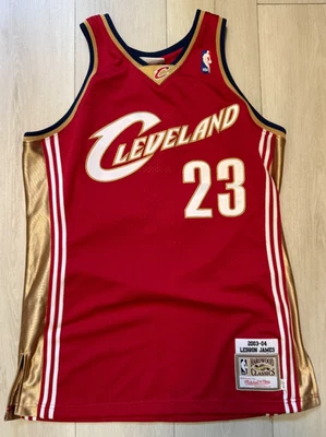 LeBron James Red Mitchell & Ness Authentic Jersey  SIZE 40 - Image 1 of 3