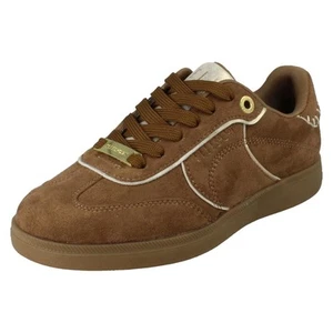 Ladies Elle Sport Suedette Lace Up Casual Shoes Summer Trainers F7R325 - Afbeelding 1 van 10