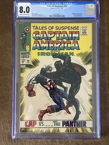 Tales of Suspense #98 Marvel 1968 CGC 8.0 Lee Colan Black Panther Whiplash - Bild 1 von 2