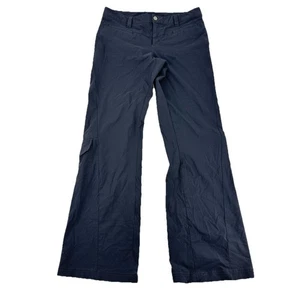 Athleta Size 8 Women Black Dipper Pants Cargo Hiking Outdoor 31” In FLAW MN6 - Picture 1 of 14